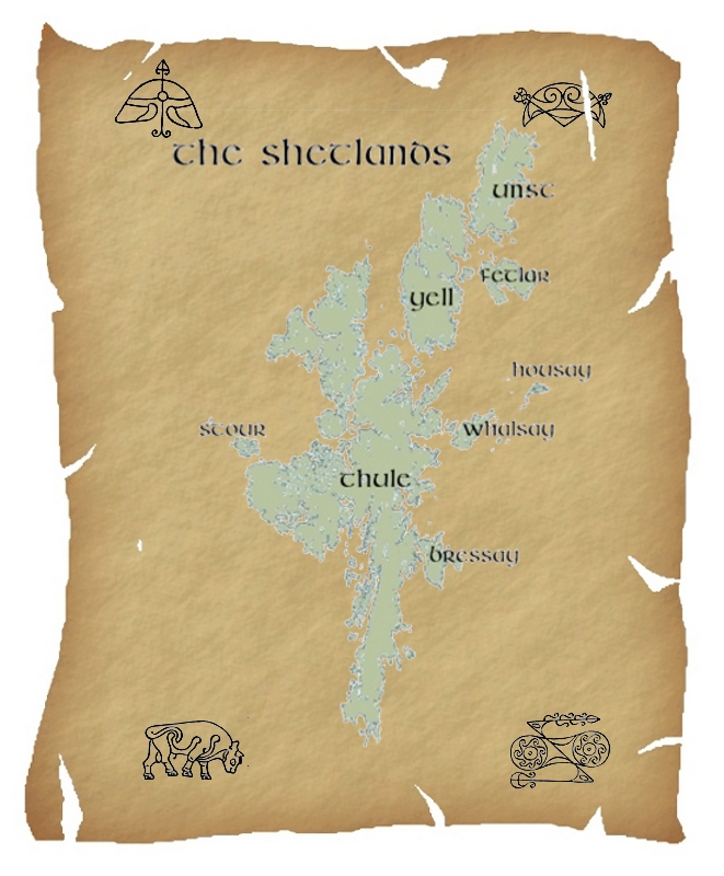 Shetland map